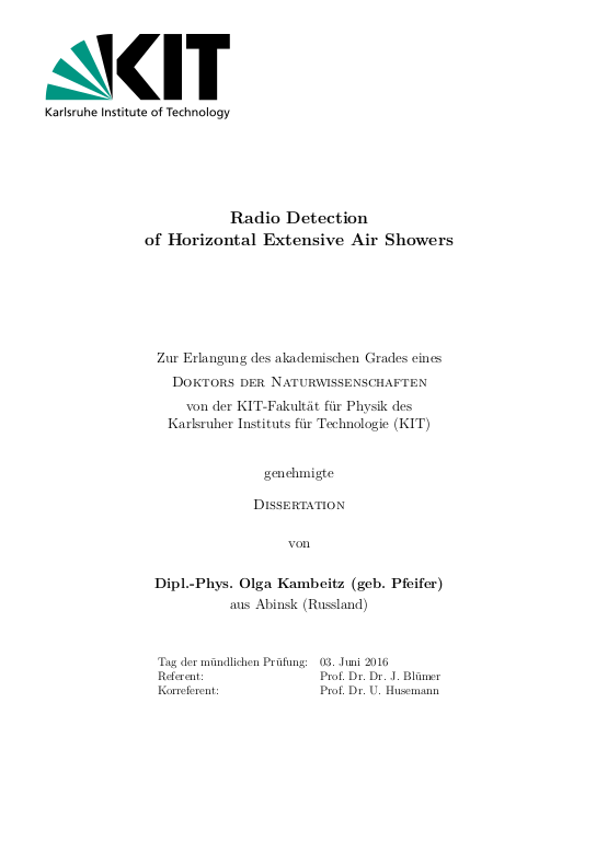 Cover der Publikation