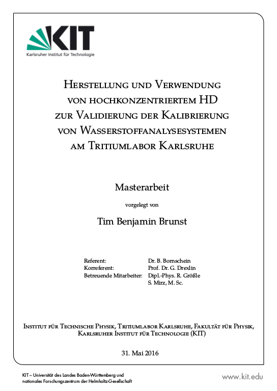 Cover der Publikation