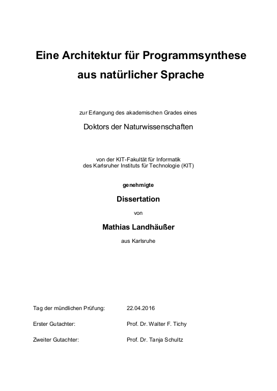 Cover der Publikation