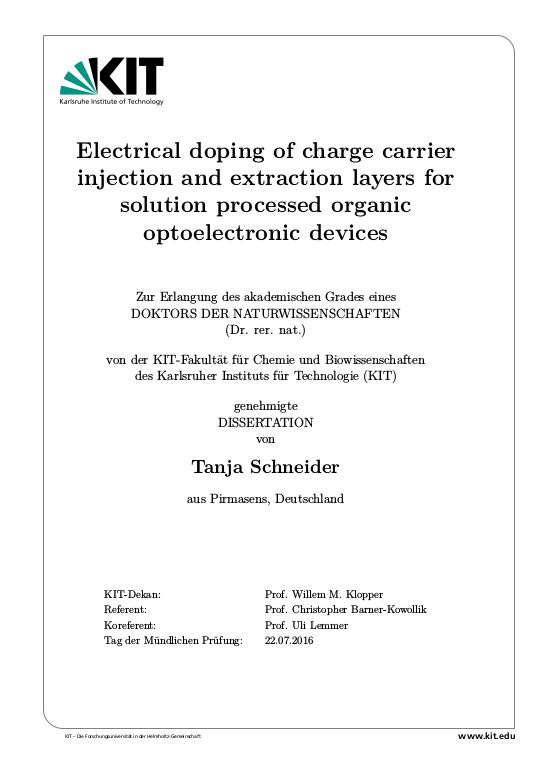 Cover der Publikation