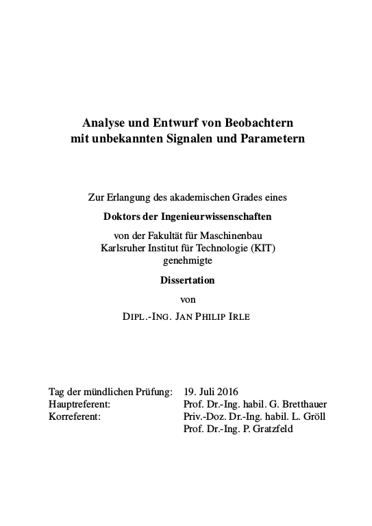 Cover der Publikation