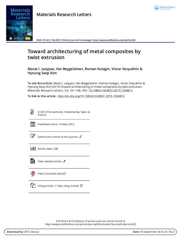 Cover der Publikation