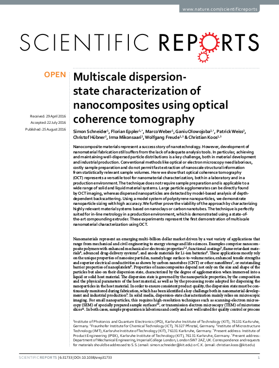 Cover der Publikation