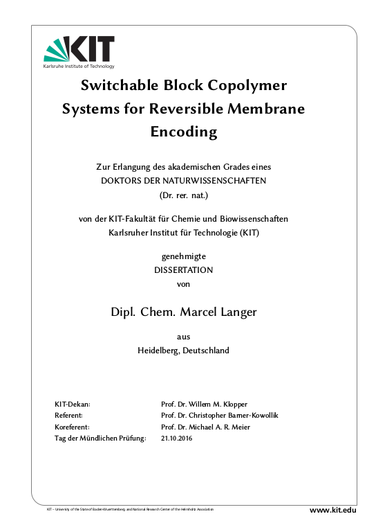 Cover der Publikation