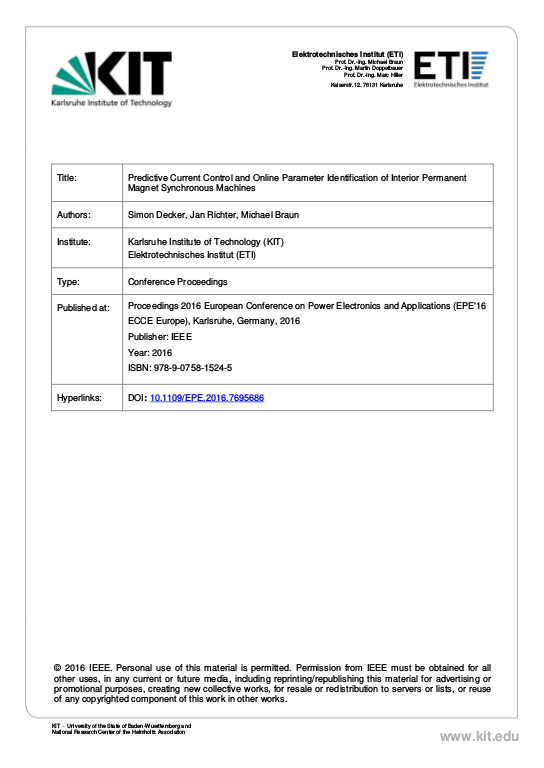 Cover der Publikation