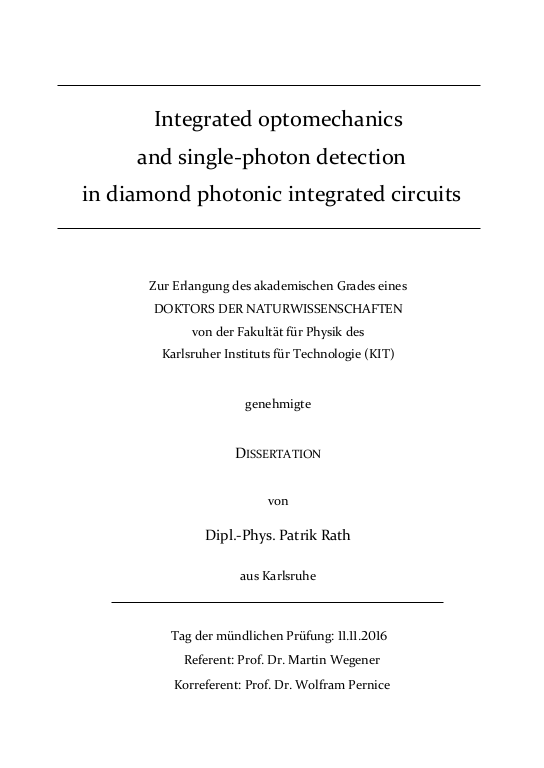 Cover der Publikation