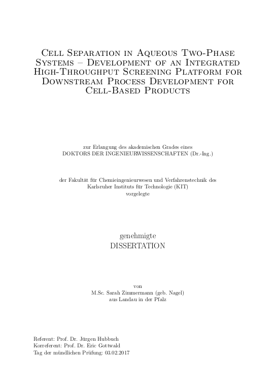 Cover der Publikation