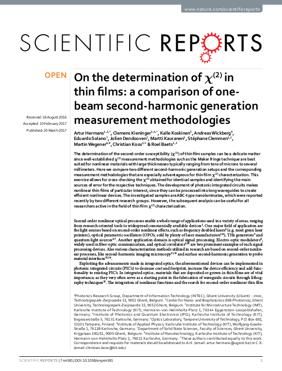 Cover der Publikation