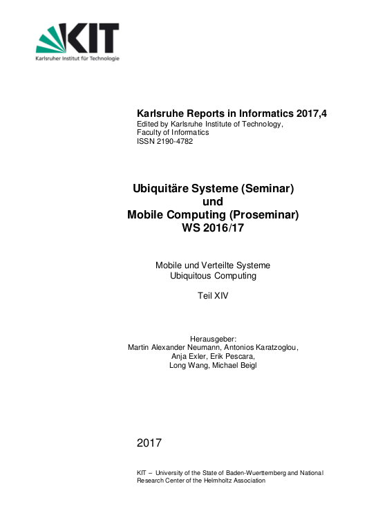 Cover der Publikation