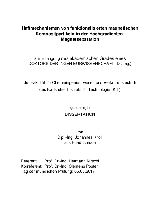 Cover der Publikation