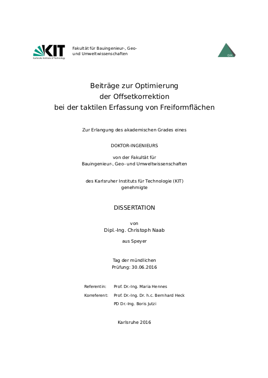 Cover der Publikation