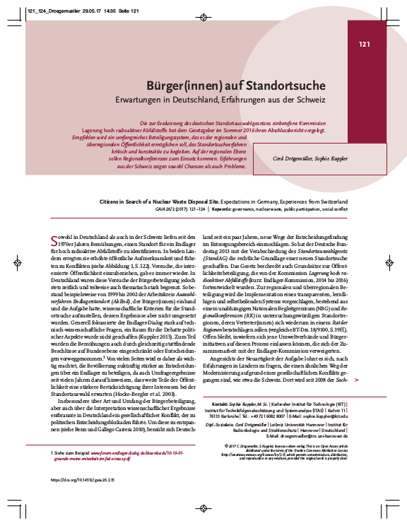 Cover der Publikation