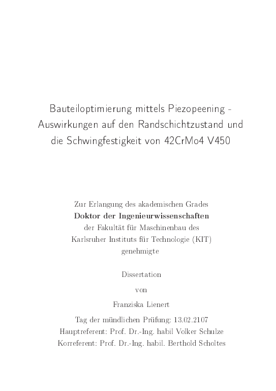 Cover der Publikation