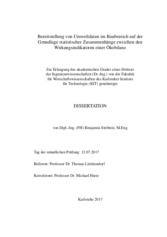 Cover der Publikation