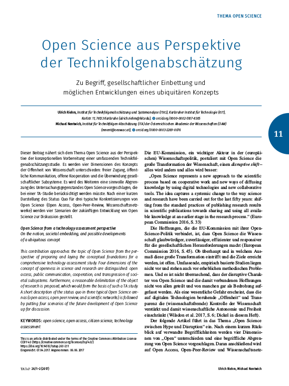 Cover der Publikation