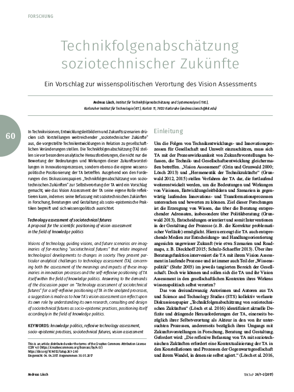 Cover der Publikation