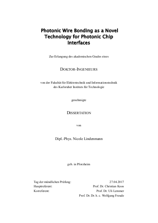 Cover der Publikation