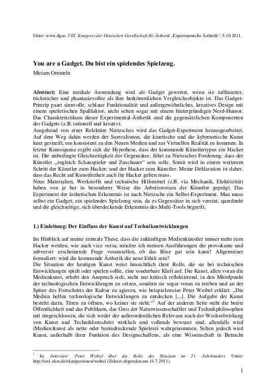 Cover der Publikation