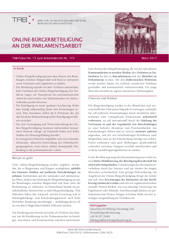 Cover der Publikation