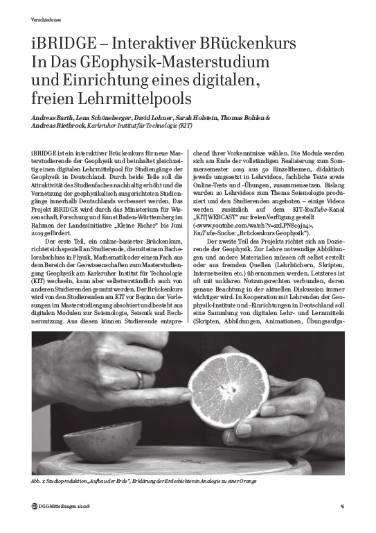 Cover der Publikation