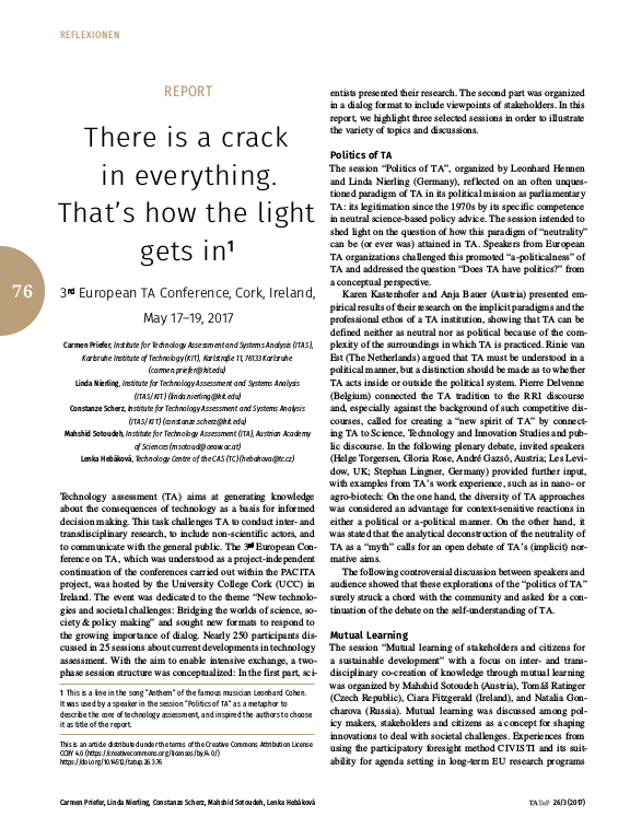 Cover der Publikation