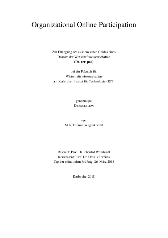 Cover der Publikation