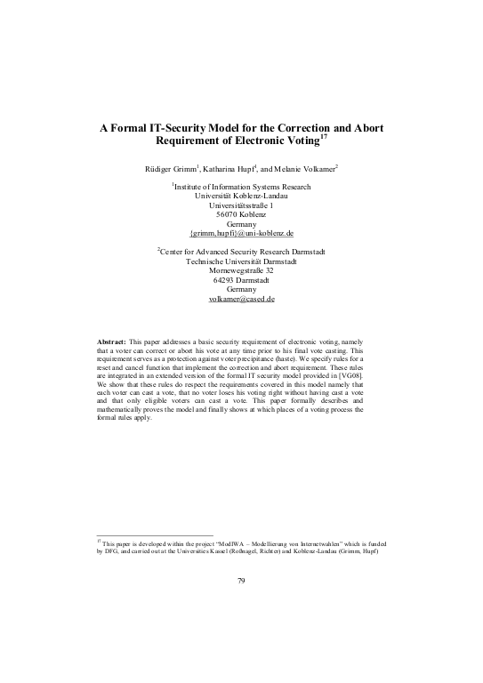 Cover der Publikation