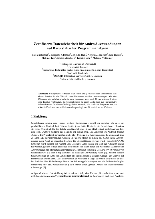 Cover der Publikation