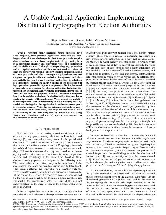 Cover der Publikation