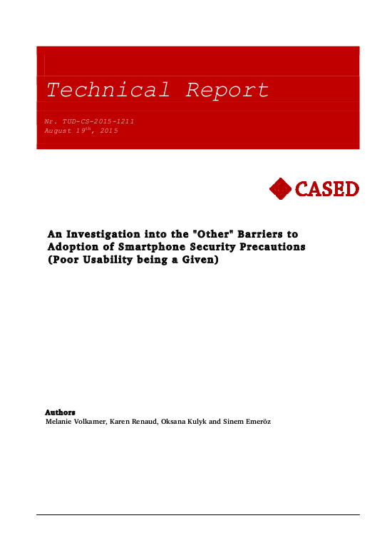 Cover der Publikation