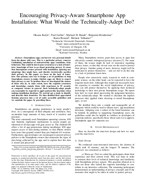 Cover der Publikation