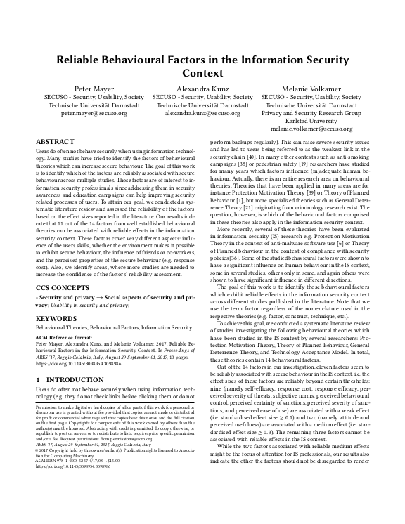 Cover der Publikation