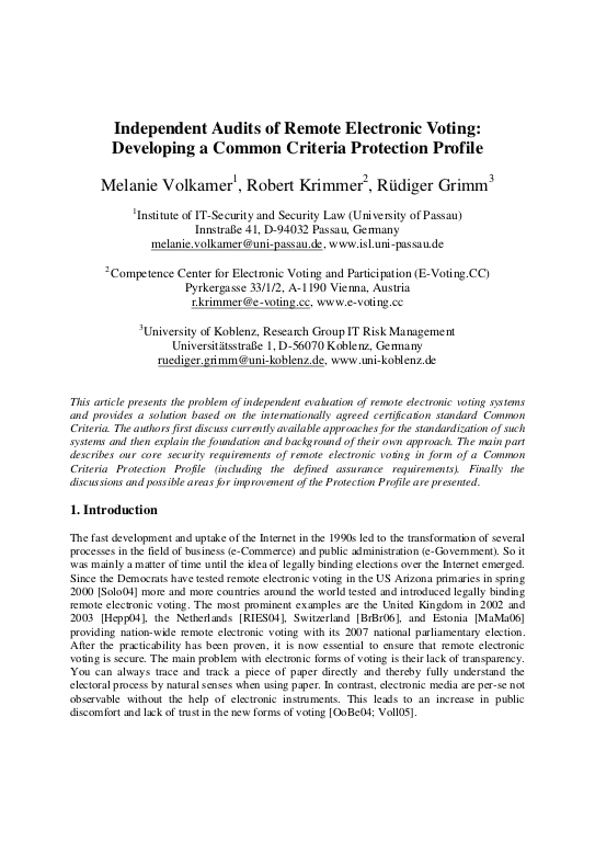 Cover der Publikation