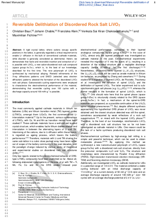 Cover der Publikation