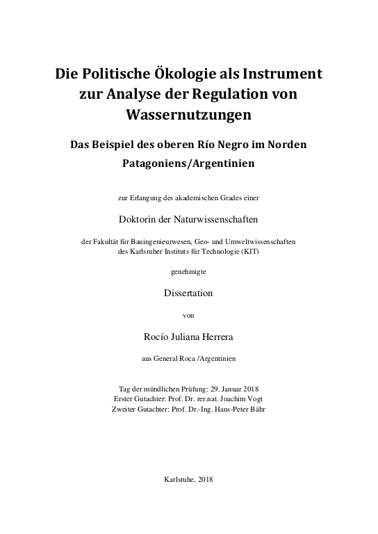 Cover der Publikation