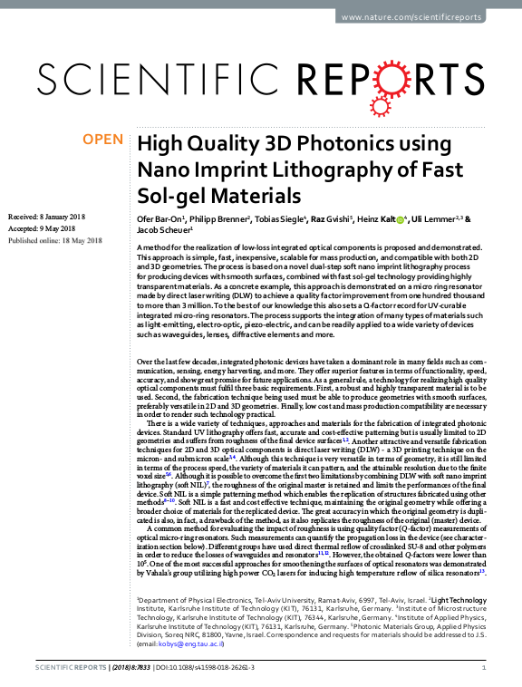 Cover der Publikation