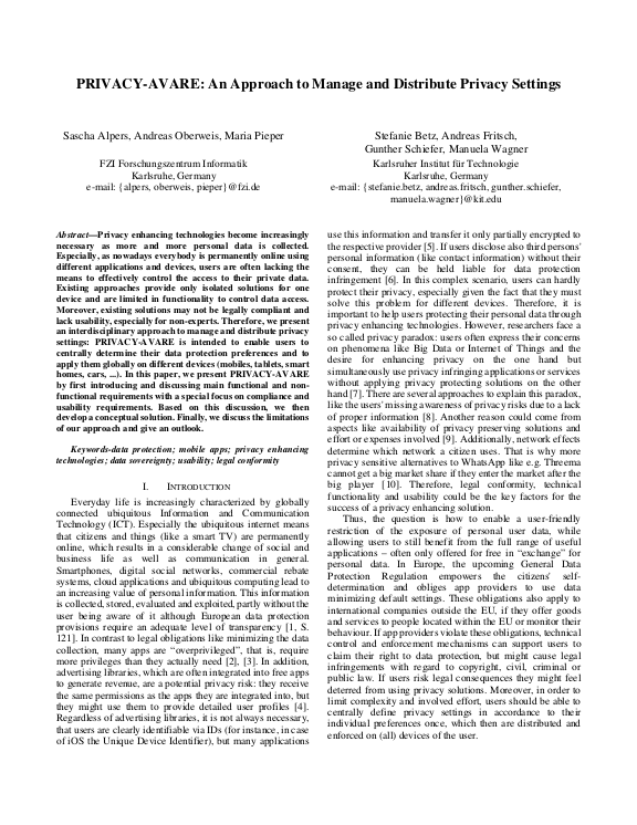 Cover der Publikation