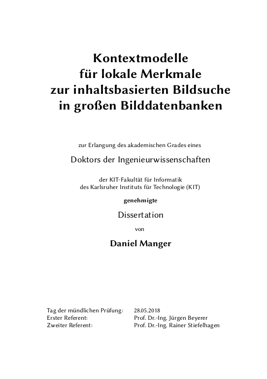 Cover der Publikation