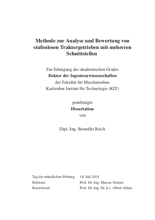 Cover der Publikation