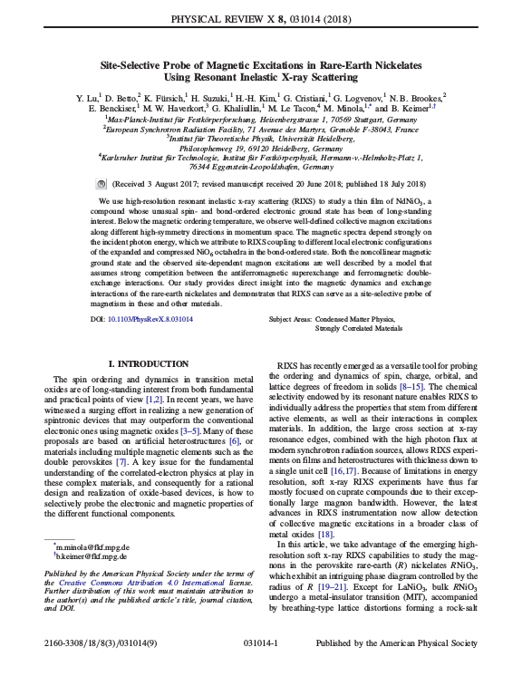 Cover der Publikation