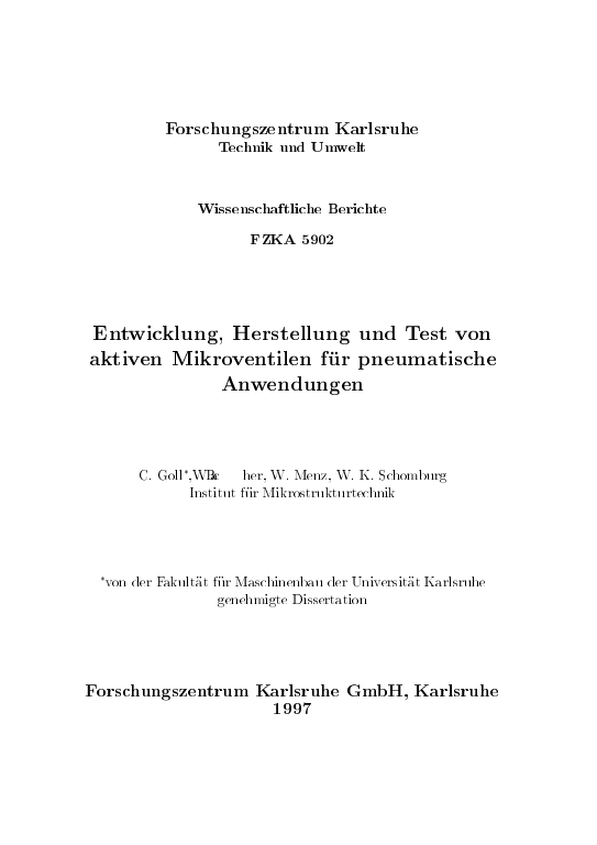 Cover der Publikation