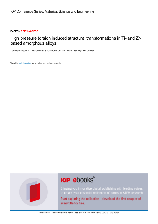 Cover der Publikation