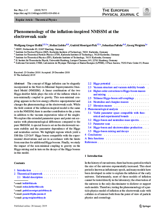 Cover der Publikation