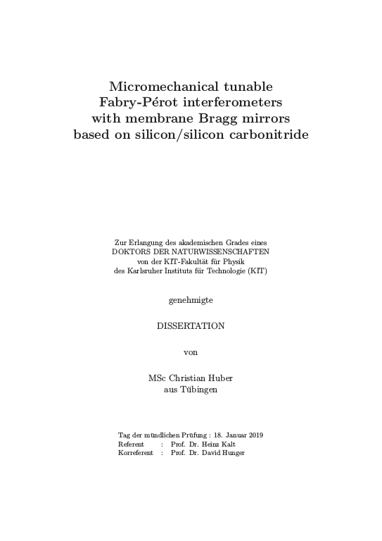 Cover der Publikation