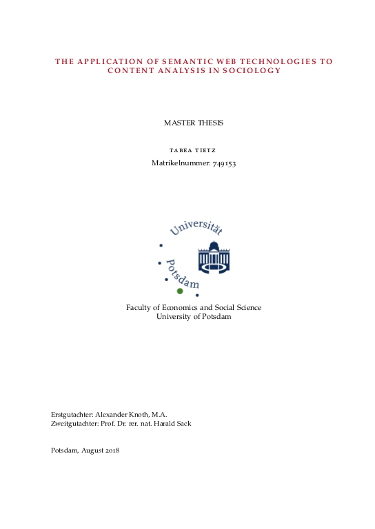 Cover der Publikation