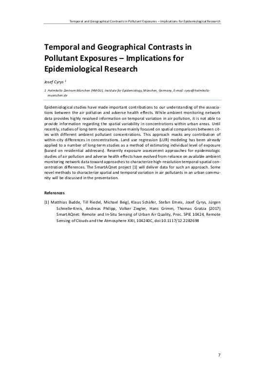 Cover der Publikation