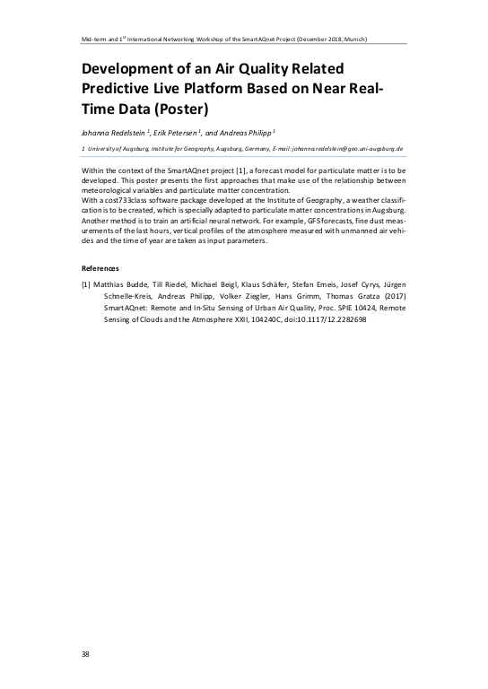 Cover der Publikation