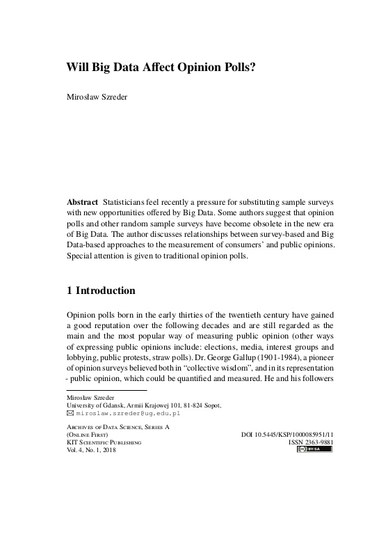 Cover der Publikation