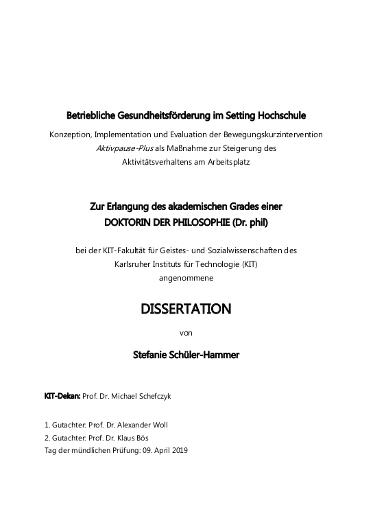 Cover der Publikation