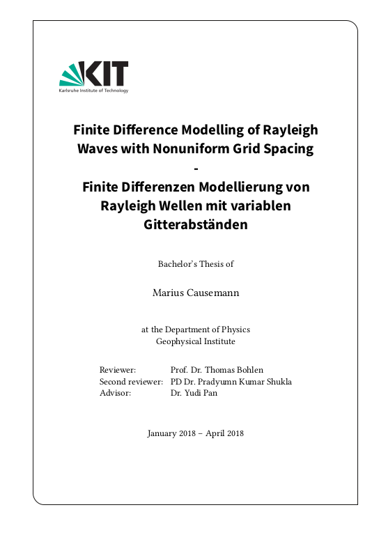 Cover der Publikation